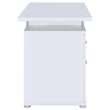 Coaster Tracy 2-Drawer Contemporary Wood Computer Desk White