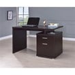 Irving 47-inch 2-drawer Office Computer Desk Cappuccino