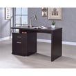 Irving 47-inch 2-drawer Office Computer Desk Cappuccino