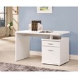 Irving 47-inch 2-drawer Office Computer Desk White