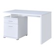 Irving 47-inch 2-drawer Office Computer Desk White