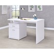 Irving 47-inch 2-drawer Office Computer Desk White