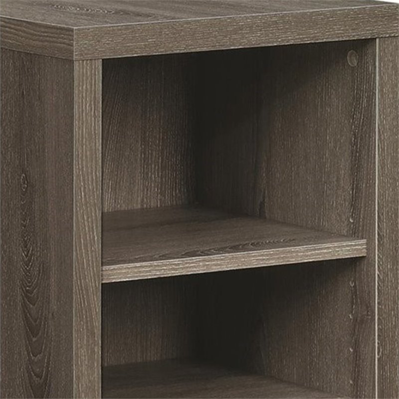 Coaster L Shaped Computer Desk In Cappuccino Finish Garson 8 Coaster Yvette L Shaped Computer Desk In Dark Gray 800518ii
