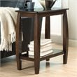 Coaster Transitional End Table with Lower Shelf in Cappuccino
