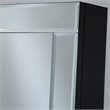 Cortez Cheval Mirror with Jewelry Storage Black