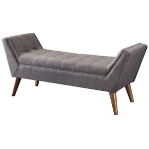 coaster modern upholstered accent bench
