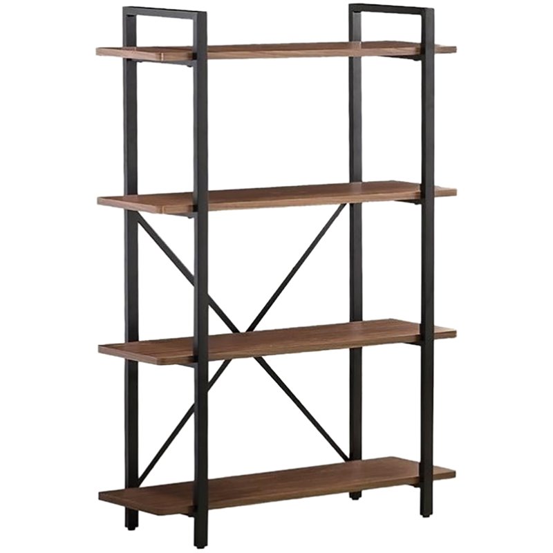Coaster Style 4 Shelf Metal Bookcase In Black 800336