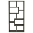 Theo 71-inch 6-shelf Wood Bookshelf Weathered Gray