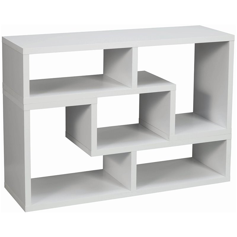 Coaster Convertible 47 Tv Stand And Bookcase In White 800330ii