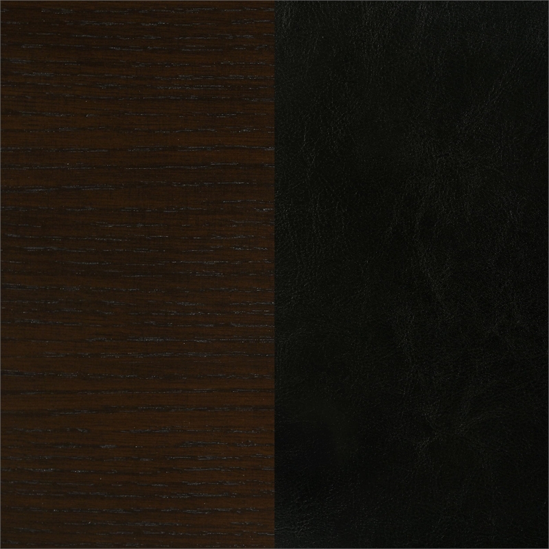 Dalila Leatherette Upholstered Wood Dining Bench Cappuccino