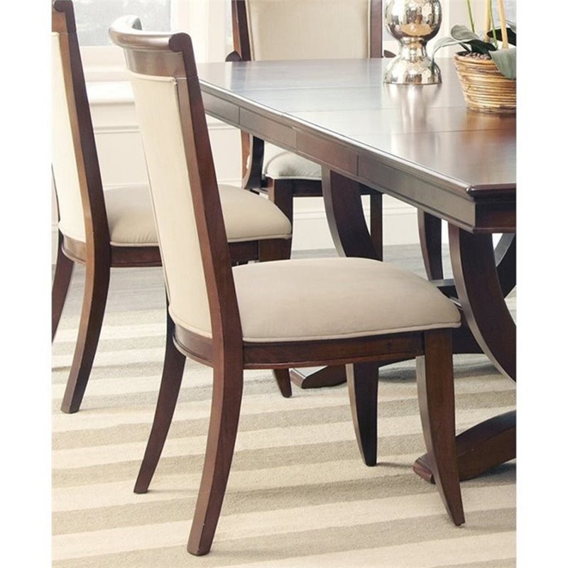 Coaster Alyssa Flared Feet Dining Side Chair In Cream 105442 Coaster Alyssa Flared Feet Dining Side Chair In Cream