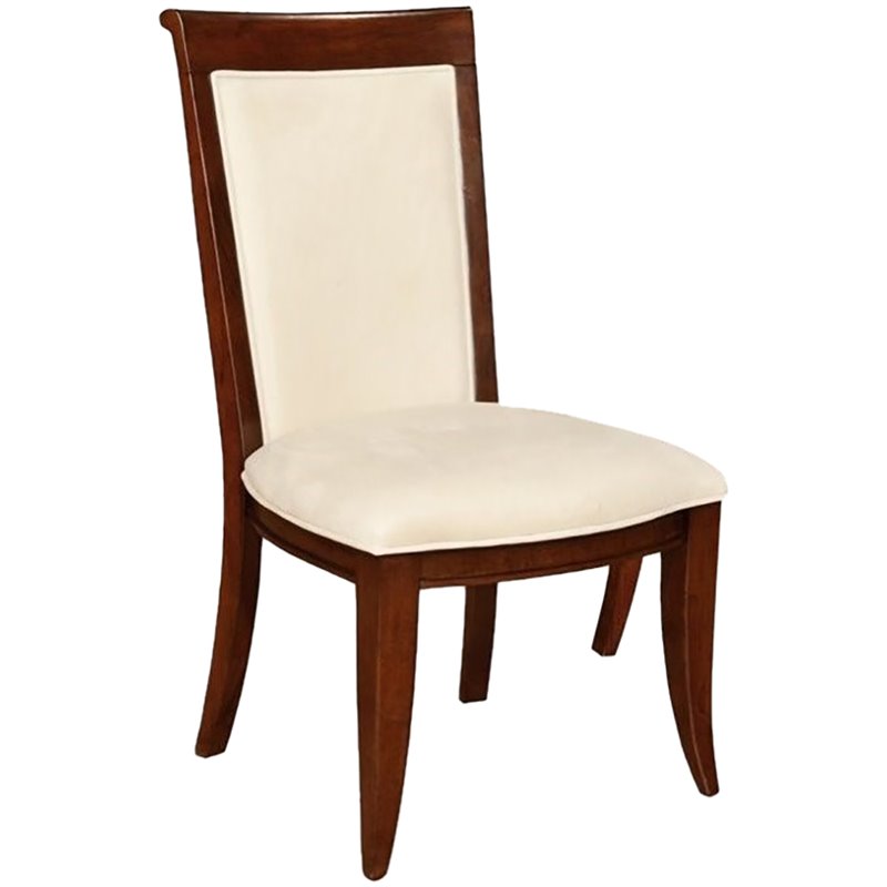 Coaster Alyssa Flared Feet Dining Side Chair In Cream