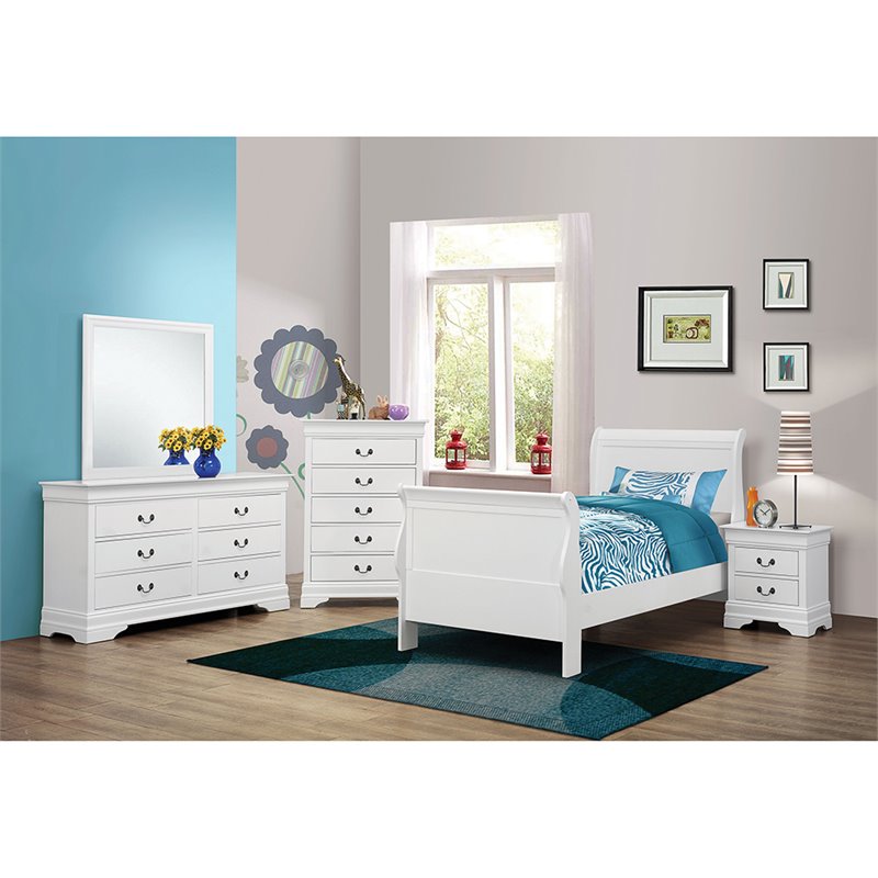 Coaster Louis Philippe 6 Drawer Double, Prepac Calla 6 Drawer Double Dresser In White