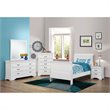Coaster Louis Philippe 6 Drawer Double Dresser in White