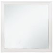 Coaster Louis Phillipe Beveled Edge Square Mirror in White