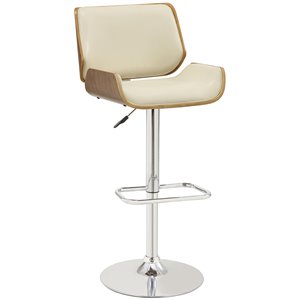 coaster upholstered adjustable bar stool (a)