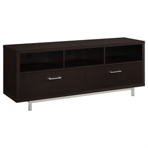 Casey 2-drawer Engineered Wood 60-inch TV Stand Cappuccino