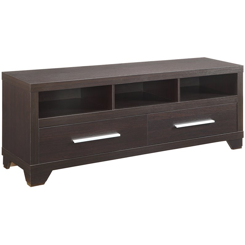 Coaster 60 3 Shelf 2 Door Tv Stand In Cappuccino 703301 Coaster 60