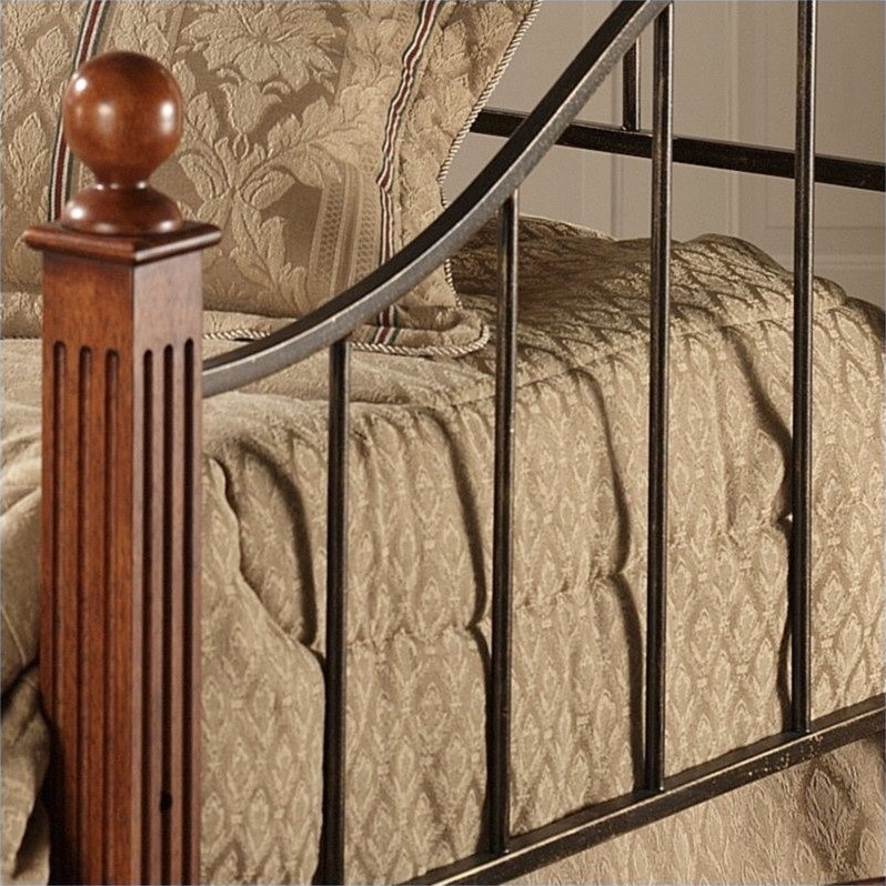 Hillsdale Camelot Wood and Metal Daybed in Cherry 171DBWDLHXX