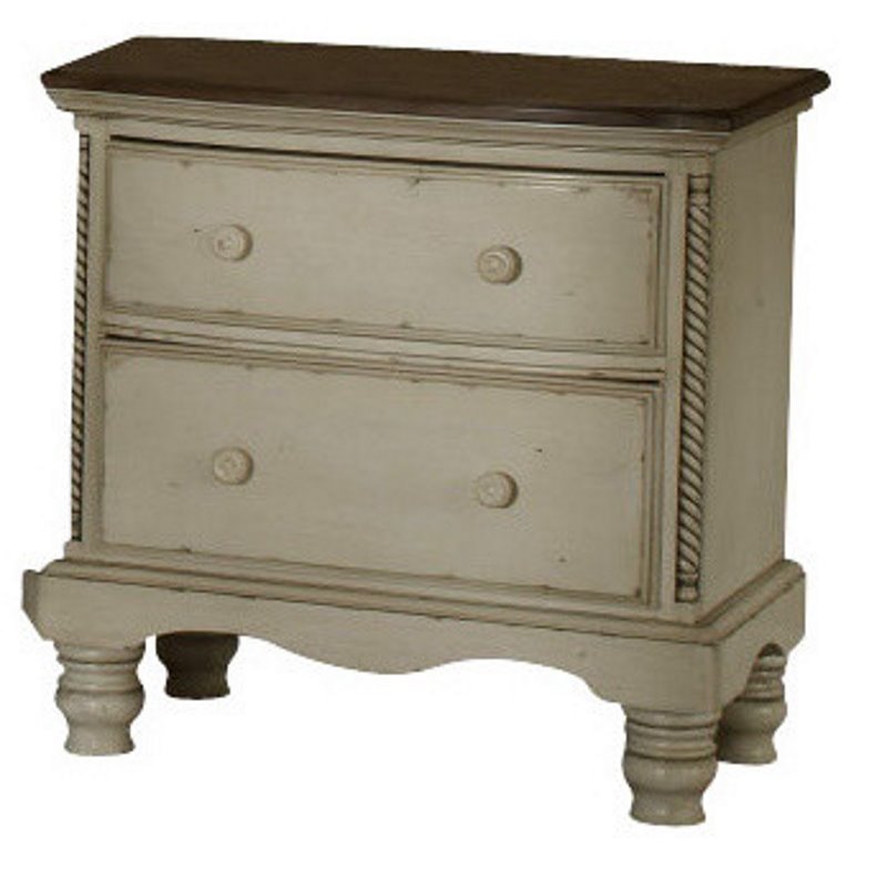 Hillsdale Wilshire Antique White Nightstand - 1172-771