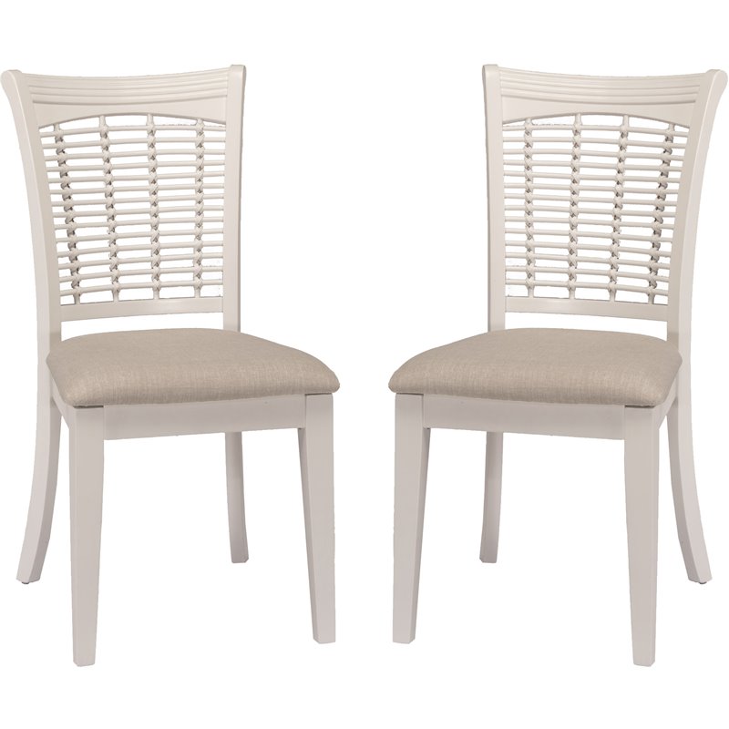 Hillsdale Bayberry Dining Chair in White (Set of 2)
