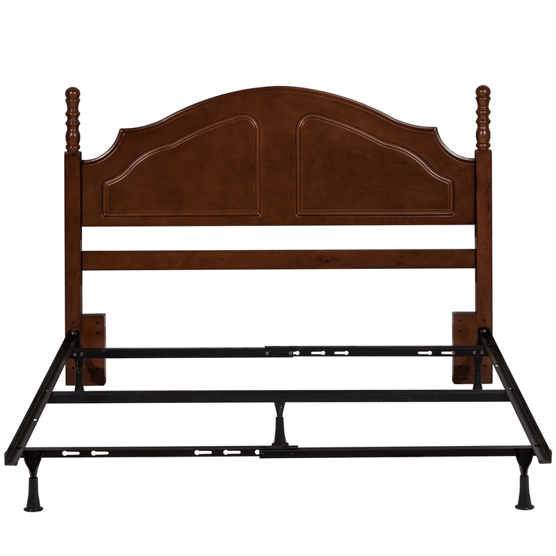 Hillsdale Cheryl Full Queen Poster Headboard in Walnut Cymax Business