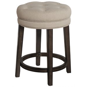 krauss swivel bar stool in charcoal gray