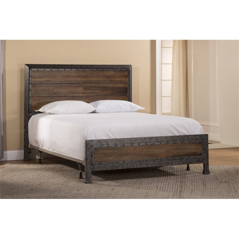 Hilale Mackinac Queen Panel Bed In Old Black 1858 500 Hilale Mackinac Queen Panel Bed In Old Black