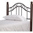 Hillsdale Madison Twin Poster Headboard in Textured Black