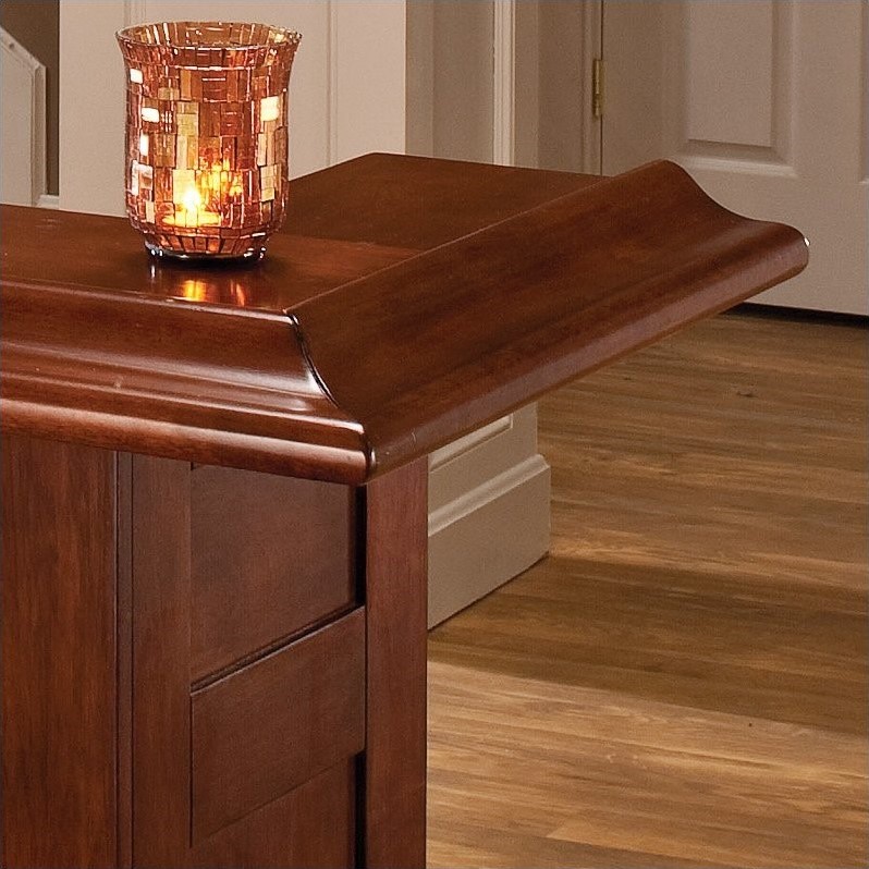Hillsdale Classic Wooden Home Bar in Warm Cherry 62578ACHE