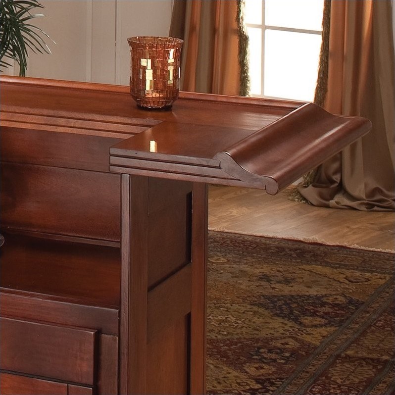 Hillsdale Classic Wooden Home Bar in Warm Cherry 62578ACHE