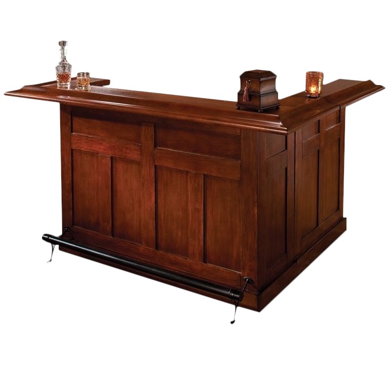 Hillsdale Classic Cherry Large Wrap Around Home Bar - 62578AXCHE