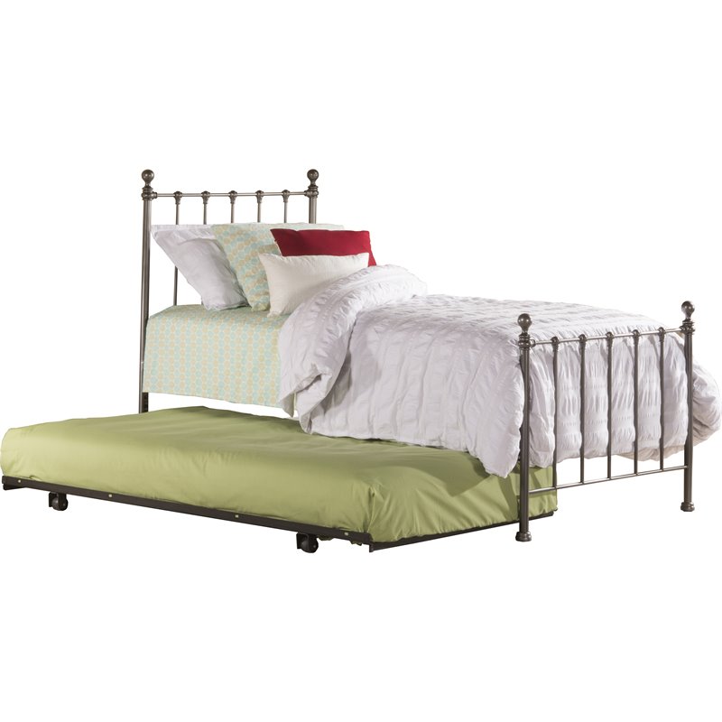 Hilale Molly Twin Metal Panel Bed In, Twin Metal Panel Bed