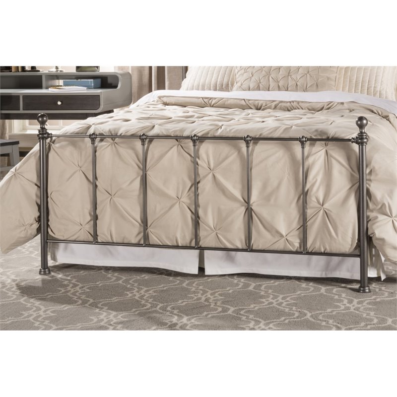 Hilale Molly Queen Metal Panel Bed In Black Steel 1944q Hilale Molly Queen Metal Panel Bed In Black Steel