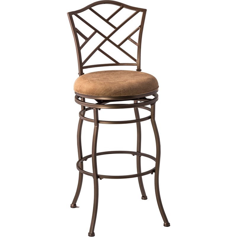 Fashion Bed Columbia 30" Bar Stool in Elegant Ash Gray Finish C1M040