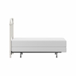 Hillsdale Kirkland Twin Metal Spindle Panel Headboard with Frame in White