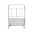Hillsdale Kirkland Twin Metal Spindle Panel Headboard with Frame in White