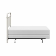 Hillsdale Kirkland King Metal Spindle Panel Headboard with Frame in White