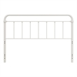Hillsdale Kirkland King Metal Spindle Panel Headboard in White