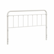 Hillsdale Kirkland King Metal Spindle Panel Headboard in White