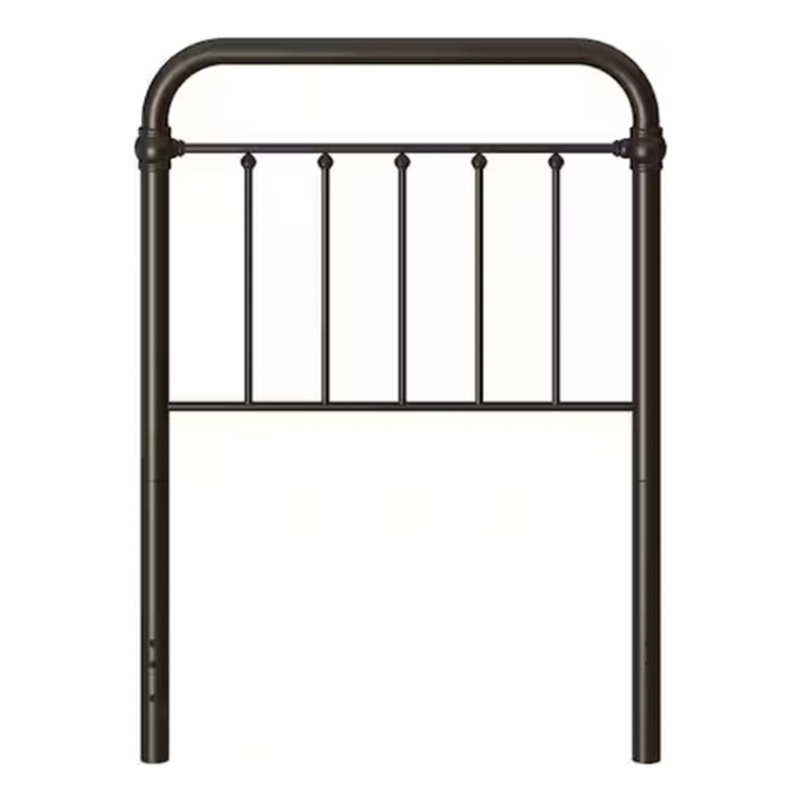 Hillsdale Kirkland Twin Metal Spindle Panel Headboard in Dark Bronze