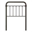 Hillsdale Kirkland Twin Metal Spindle Panel Headboard in Dark Bronze
