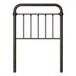 Hillsdale Kirkland Twin Metal Spindle Panel Headboard in Dark Bronze