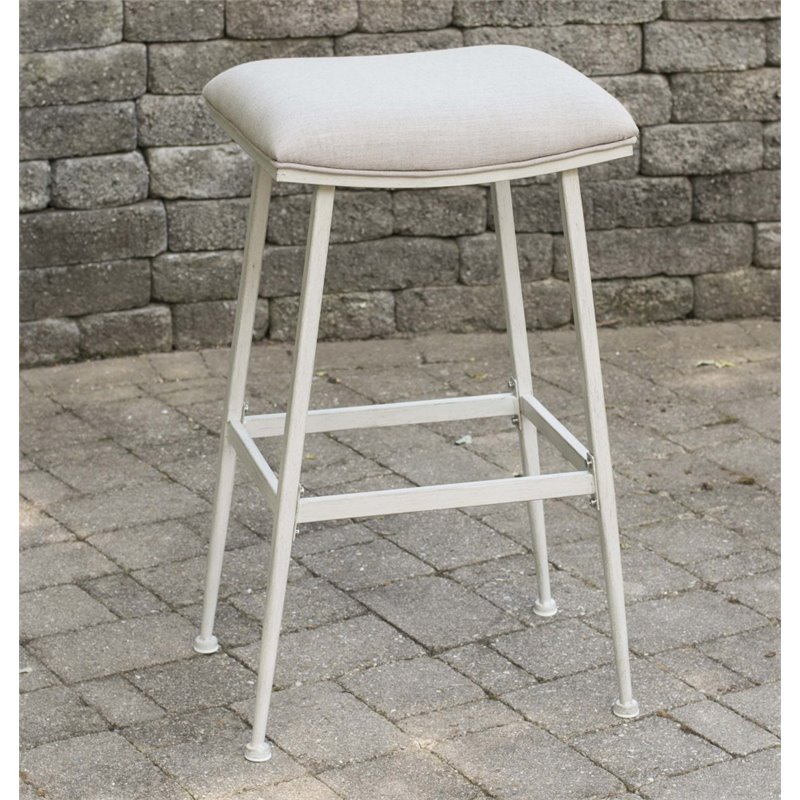 Hilale Indoor Outdoor Flynn Counter Stool In Whitewash 6303 826