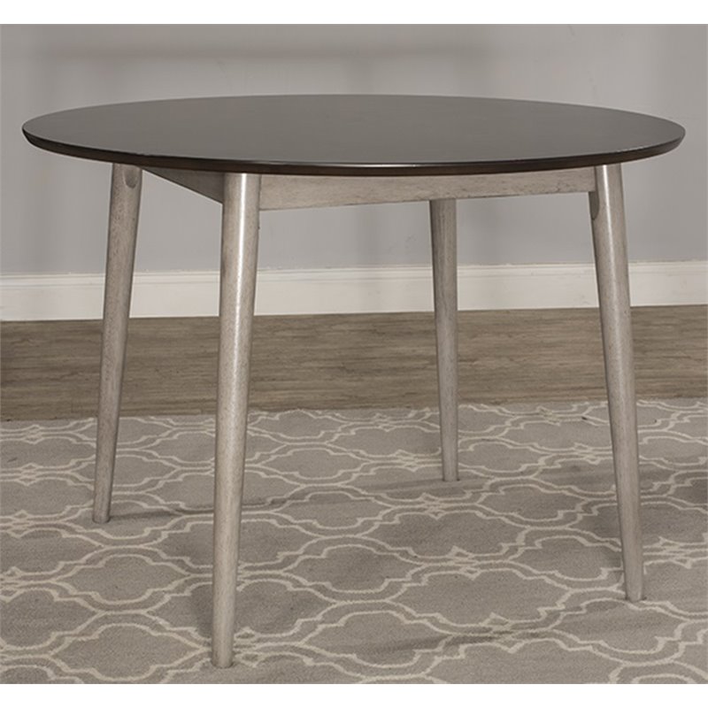 Hillsdale Furniture Jennings Wood 36 inch Round Table Top in Distressed