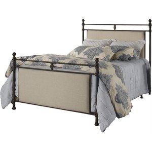 ashley bed - queen - metal bed rail included