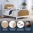 Melanie Bed - Queen - Metal Bed Rails Included