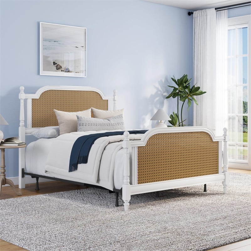 Melanie Bed - Queen - Metal Bed Rails Included