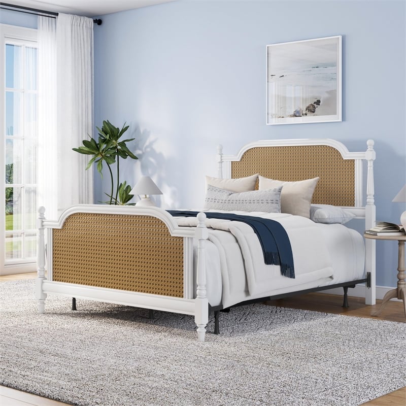Melanie Bed - Queen - Metal Bed Rails Included
