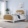 Melanie Bed - Queen - Metal Bed Rails Included